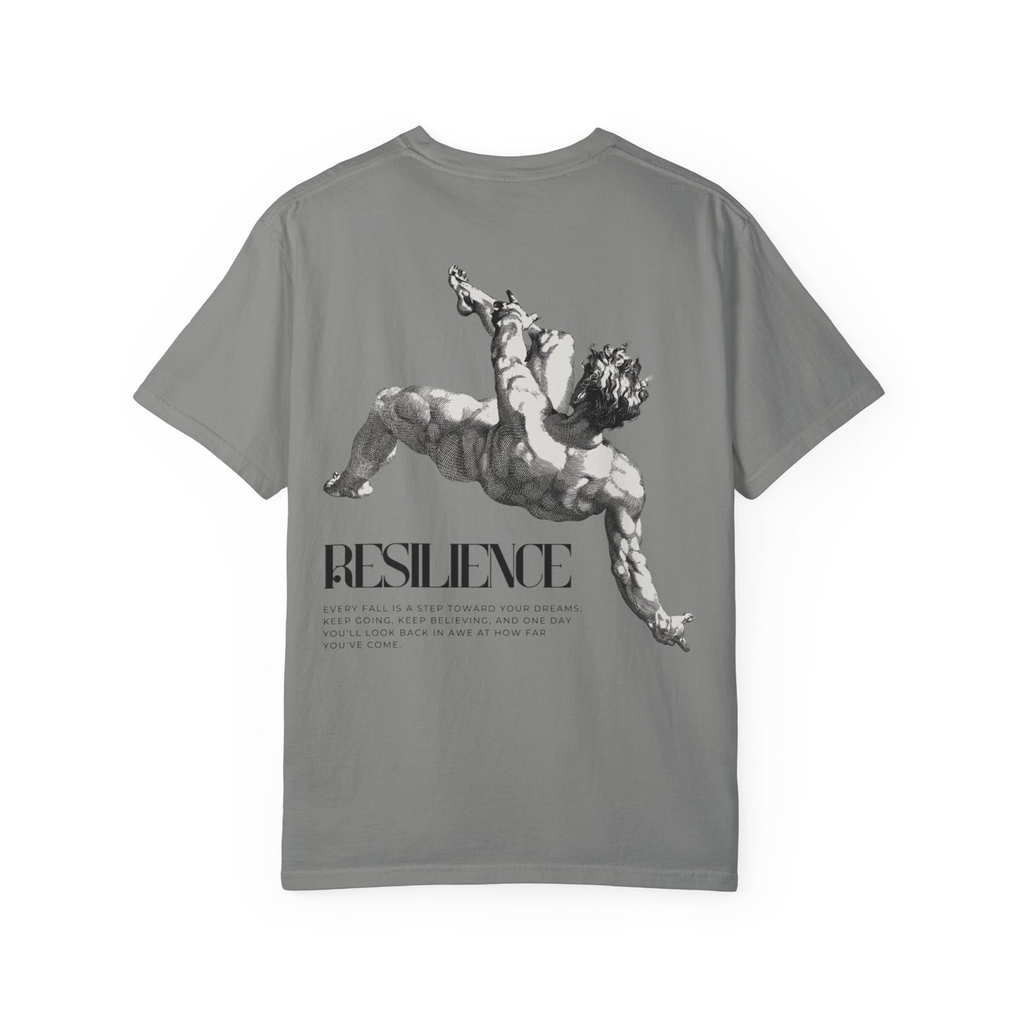 playera/t-shirt trust the fall gris claro